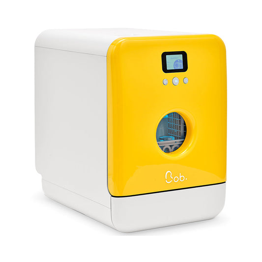 Lave vaisselle Bob porte : jaune & chassis : blanc